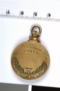 1950 - 51 1st Division Championship Medal - Rear