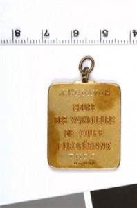 1962 - 63 European Cup Winners Medal - Rear