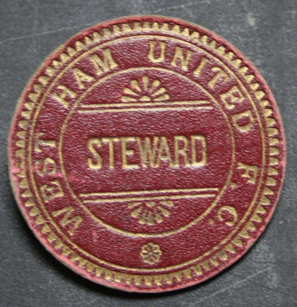 Vintage West Ham Stewards Badge