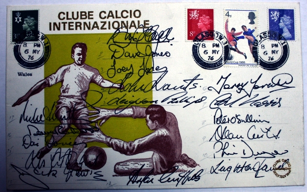 1976 Home Internationals Glasgow - Signed By Wales Squad