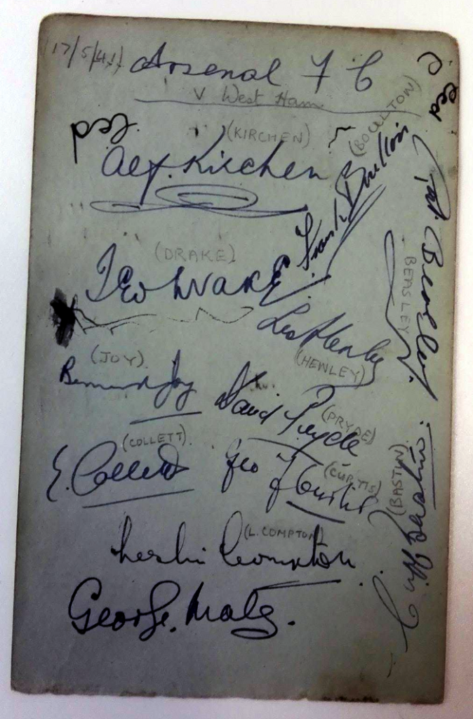 Arsenal FC memorabilia collector