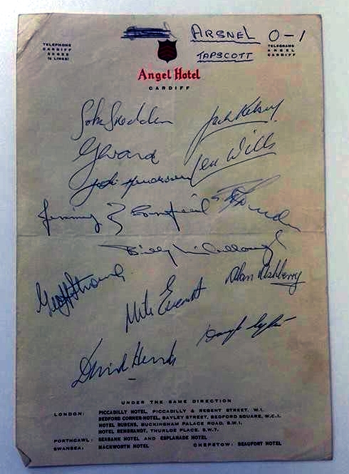 Arsenal football memorabilia collector