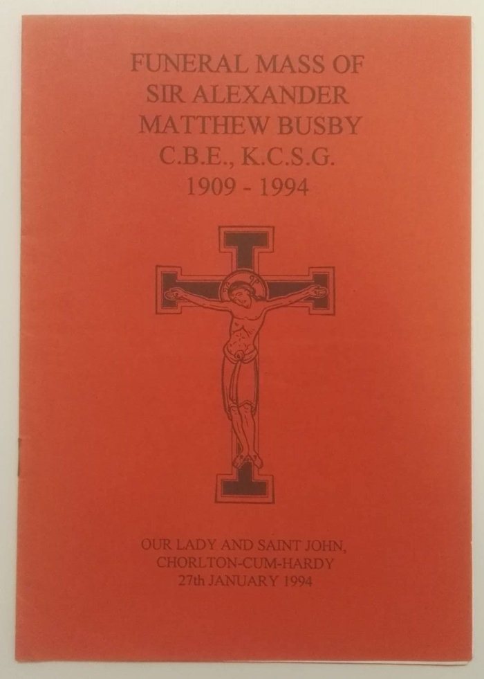 Matt Busby Memorabilia collector
