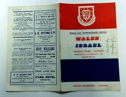 Wales football programme collector