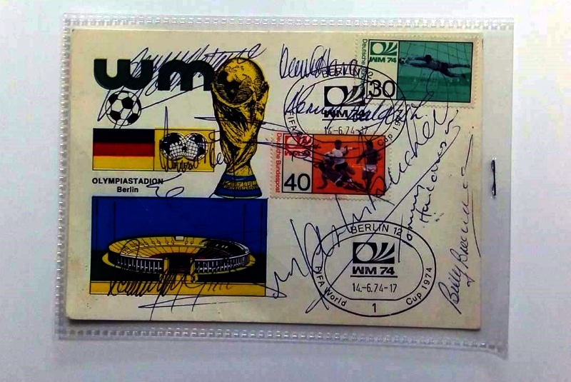 World Cup 1974 memorabilia collector