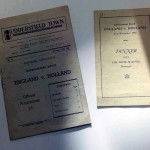England v Holland Programme & Signed Menu 1946