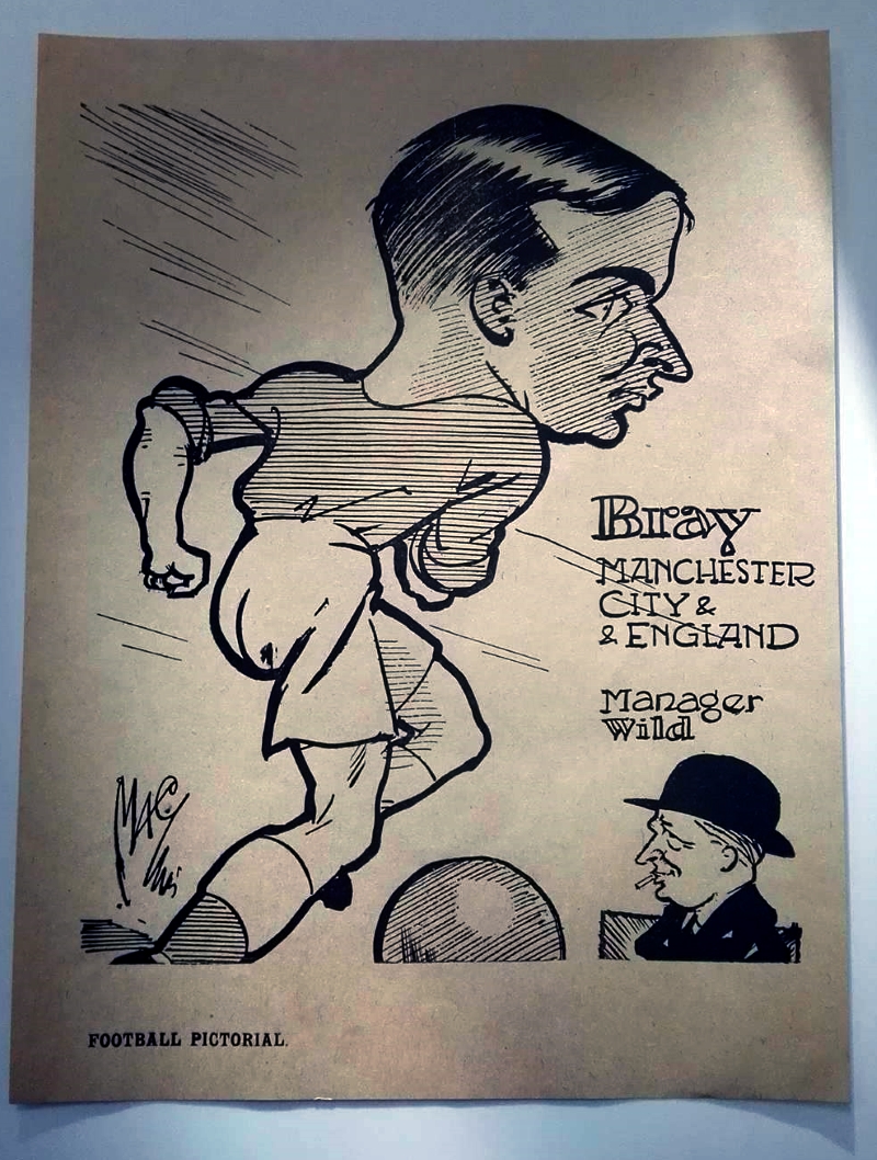 vintage Football cartoon collector