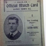 Luton Town v Cardiff City Dec 1912 Programme Close Up
