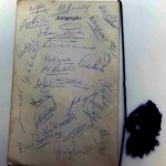 Signed Leicteser City FA Cup Final Dinner Menu 1963 rear
