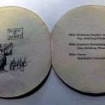 West Germany v England 1968 Signed Menu Inner