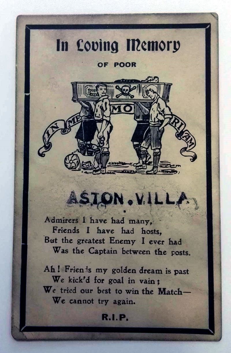 Aston Villa fa cup memorabilia collector