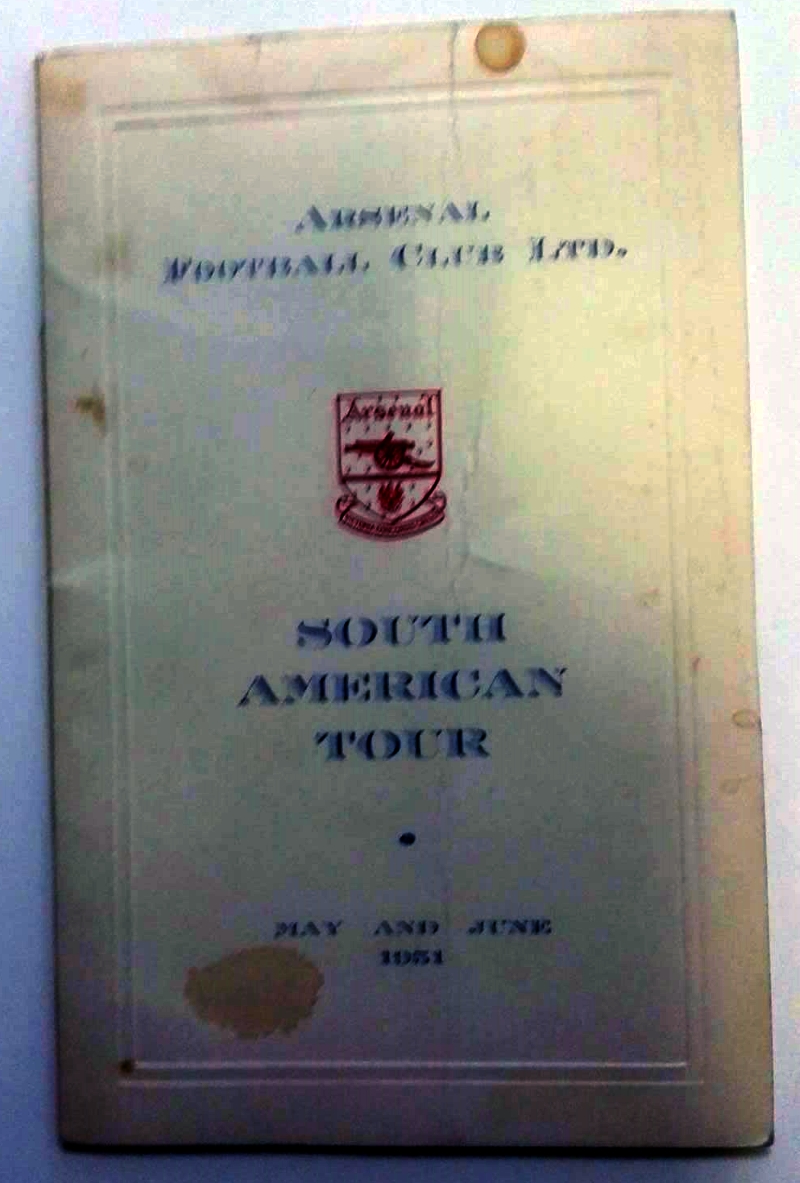 Don Roper South American Tour Itinerary front