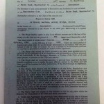 Francis Henry Lee Signed Player Contract Front