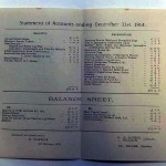 Oswestry United Statement Of Accounts 1914 Inner