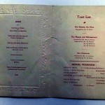 Signed Arsenal Celebration Dinner Menu December 1930 Inner