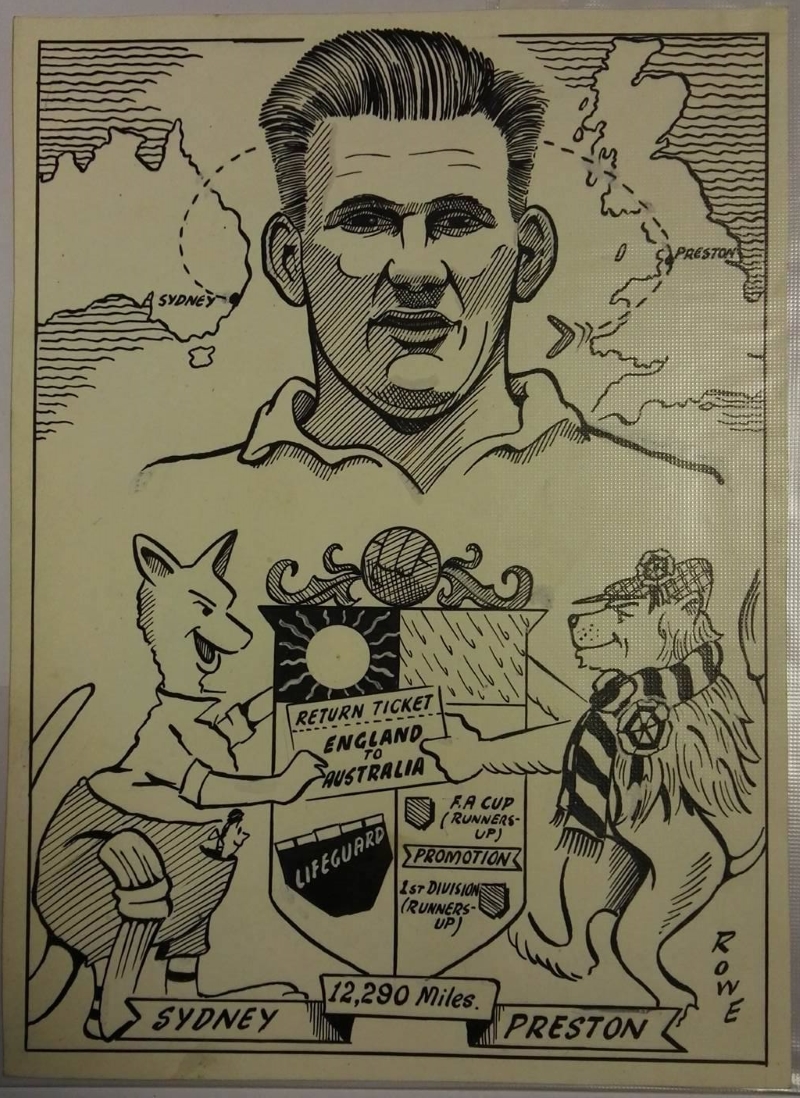Joe Marston - November 1954 - Preston North End