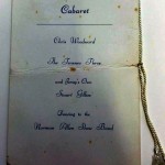 Signed Manchester United Menu 1971 Rear