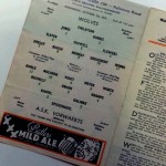 Wolves vs ASK Vorwarts Programme Inner 1959