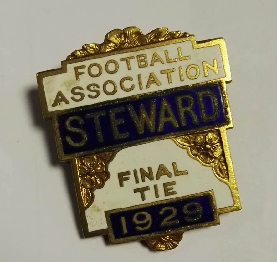 Football Association Stewards Badges 1929 Final