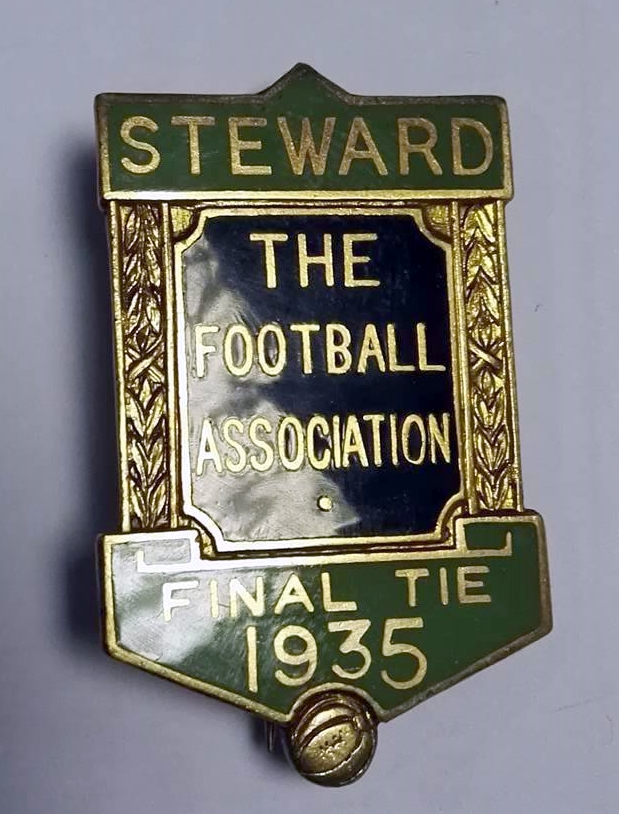 Football Association Stewards Badges Final 1935