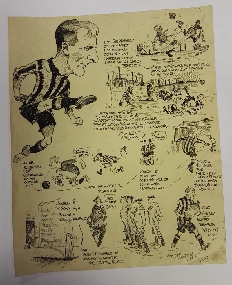 George Chilman football cartoon collector