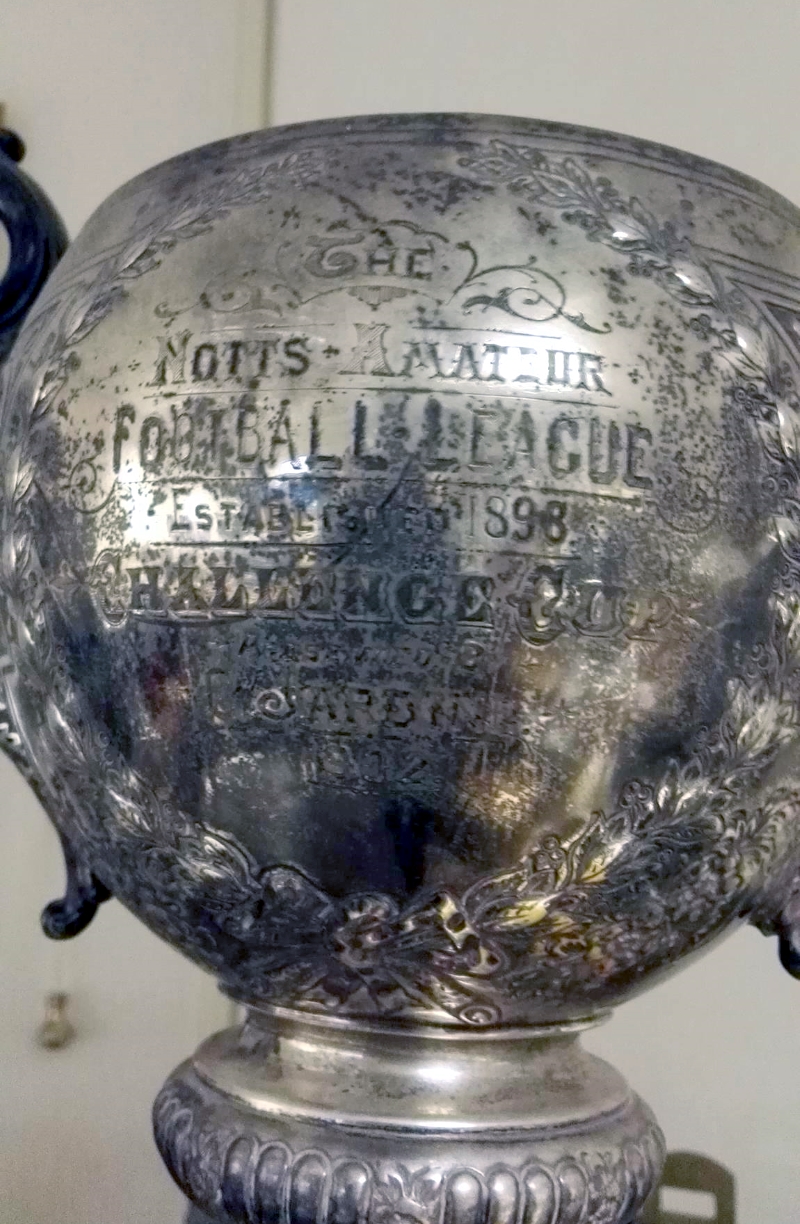 Nottinghamshire Amateur Challenge Cup Trophy 1902 Close 2