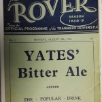 Tranmere Rovers vs Millwall Programme 1938