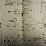Tranmere Rovers vs Millwall Programme 1938 Inner