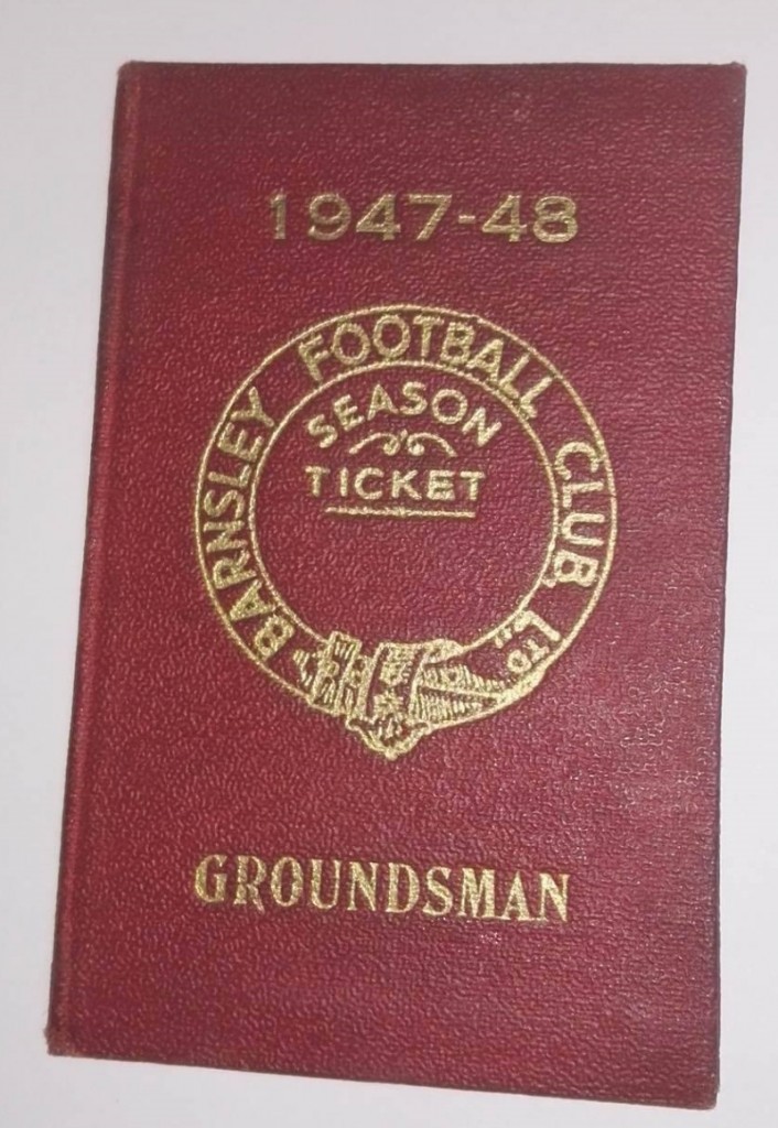 Barnsley Groundsman Season Ticket 1948/49