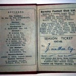 Barnsley Groundsman Season Ticket 1948-49 Inner 2