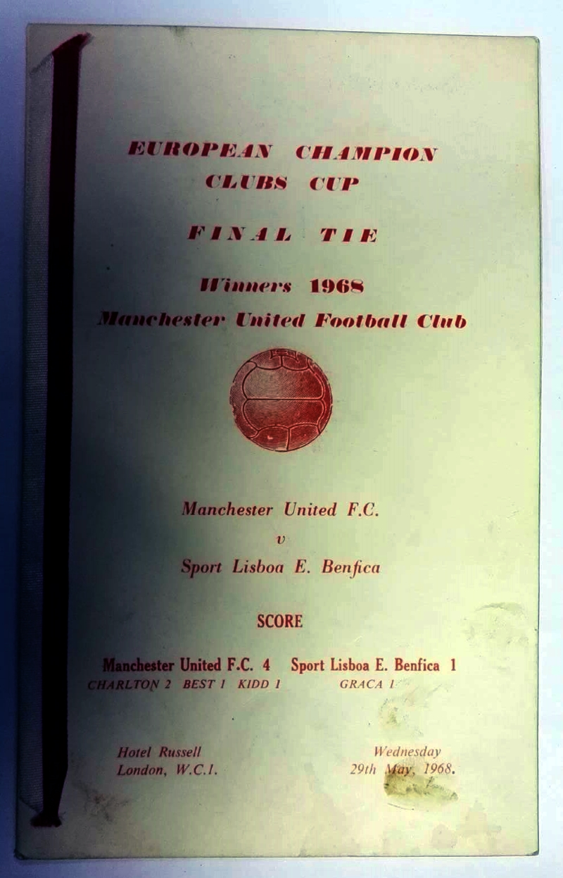 Manchester United European Club Cup 1968