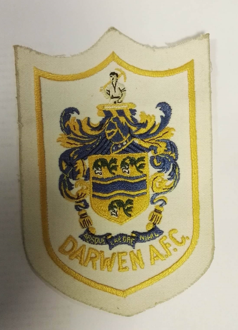 Darwen FC - P Quigley - 1932 FA Cup shirt badge vs Arsenal