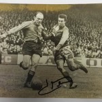 France vs Spain 1958 Signed Menu & Photos 1
