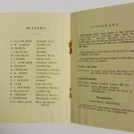 Colin Webster World Cup 1958 Wales Items - Booklet Inner