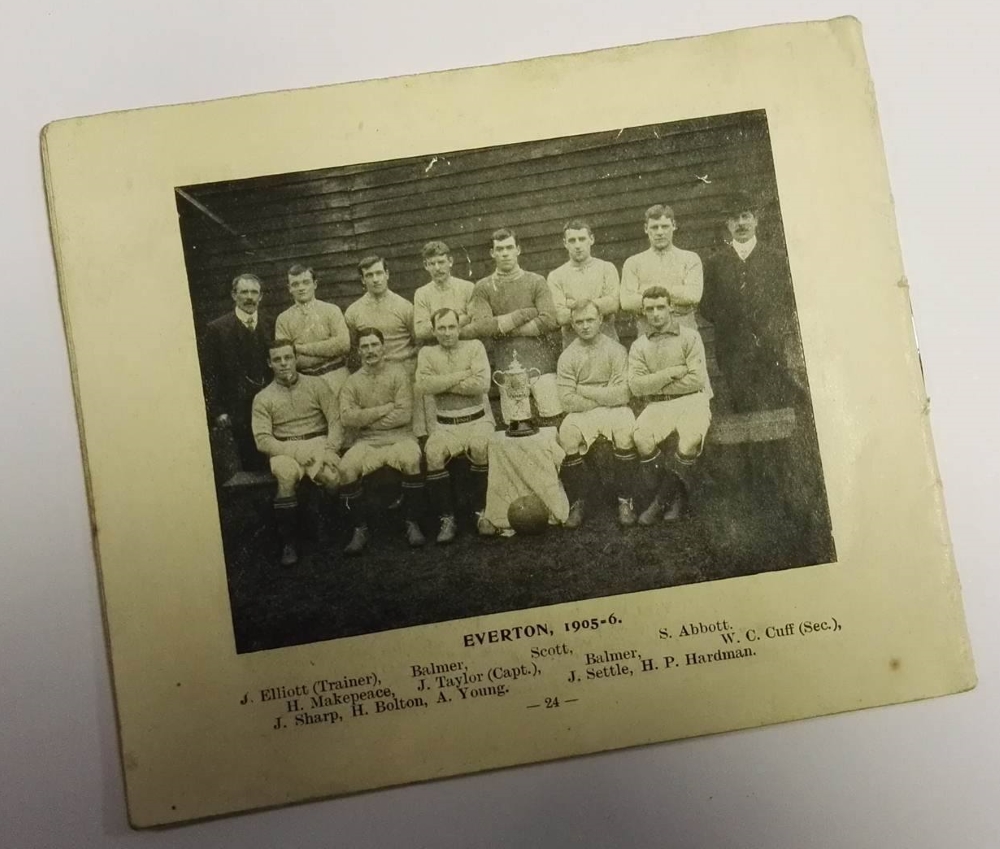 English Cup Winners 1883 - 1906 Booklet Rear