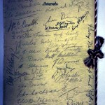 Sunderland AFC Signed Dinner Menu 1936 Rear