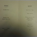 Wales vs Belgium Signed Banquet Menu 1949 - Inner