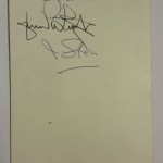 Celtic Presentation Dinner Menu 1972 Signed Rear