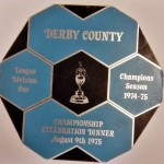 Derby County League Winners Dinner Menu 1975 Front
