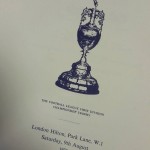 Derby County League Winners Dinner Menu 1975 Inner 1