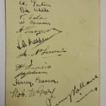 Stoke City vs FC Austria Signed Menu 1934 Rear