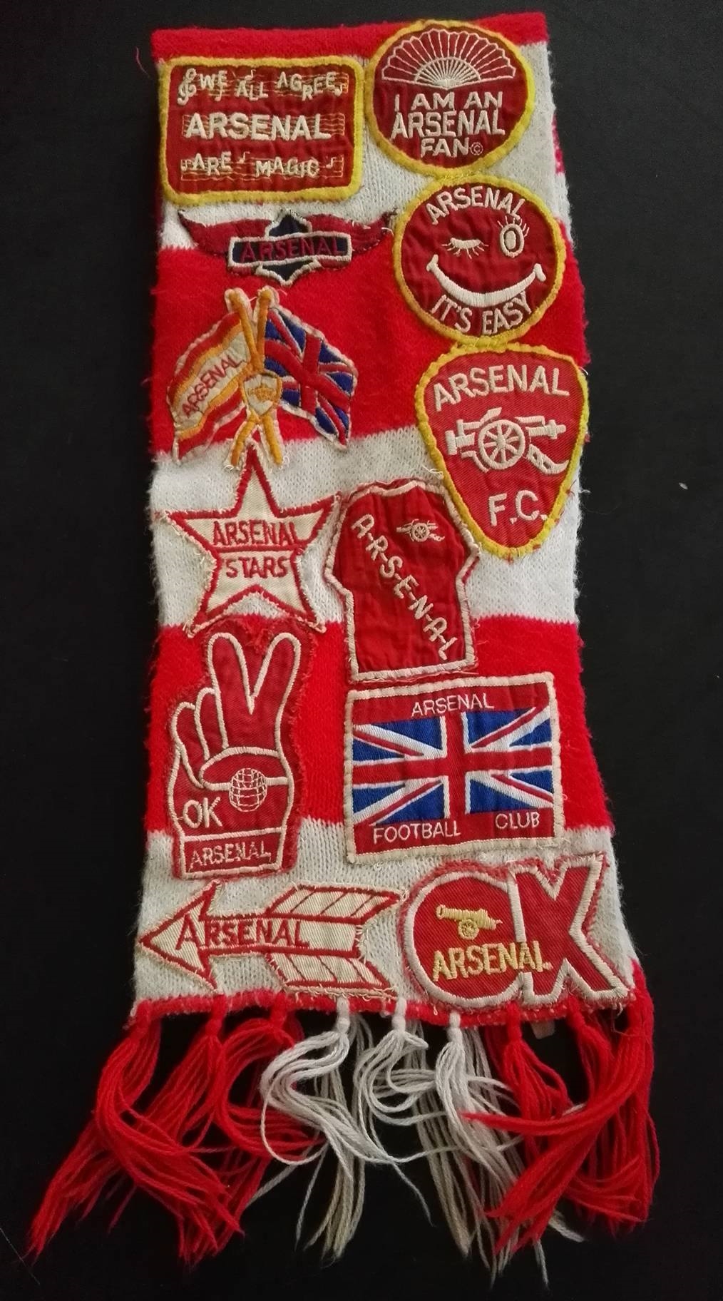 Arsenal FC Supporter Scarf - Full Front