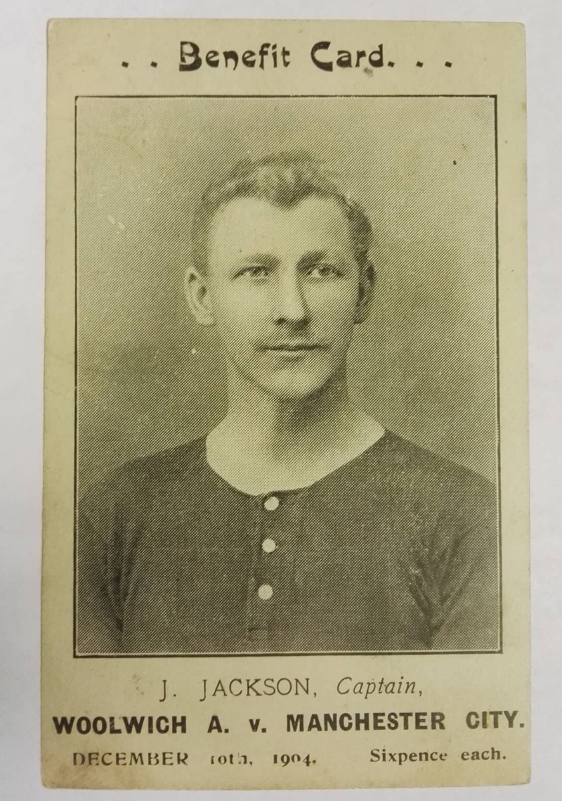 Jimmy Jackson Woolwich Arsenal Postcard 1904
