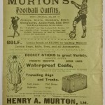 Newcastle United vs Middlesbrough Official Programme March 1912 rear