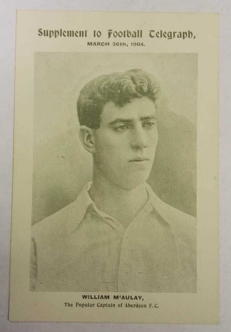 William McAulay memorabilia collector Aberdeen FC