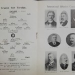 England vs Ireland Programme February 1905 - squads