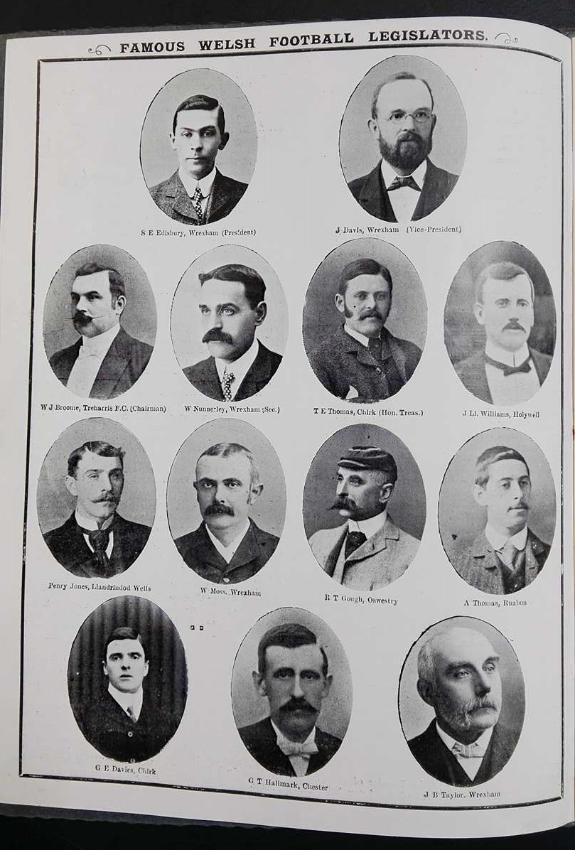 England vs Wales Programme March 1905 - english legislators