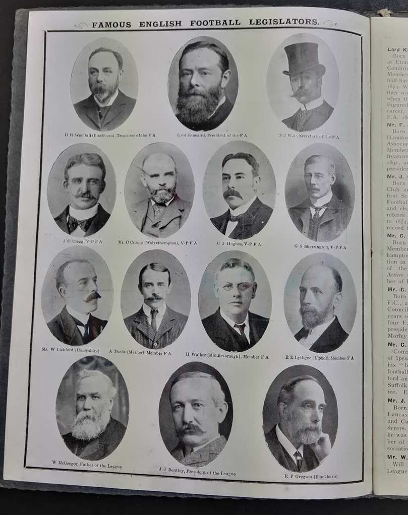 England vs Wales Programme March 1905 - welsh legislators