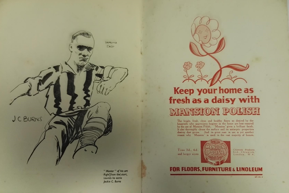 The Bees Sketchbook 1936-37 by Laurence East - inside rear
