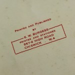 The Bees Sketchbook 1936-37 by Laurence East - rear